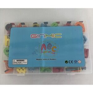 Magnetic Foam Letters and Numbers, Alphabet Magnet Educational Toy 222 Pieces